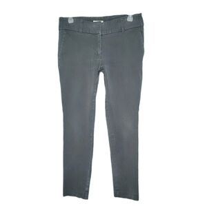 LOFT "Curvy Skinny Ankle" Stretch Washed Gray Women's Dress Pants Size 2